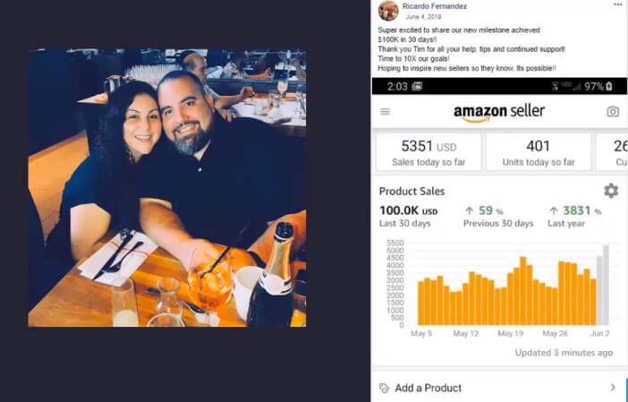 Amazon FBA success story using tim's strategies